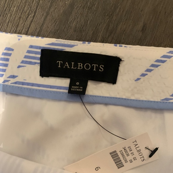 Talbots a line palm‎ leaf skirt. NWT. Retail 79.50 - Picture 4 of 5